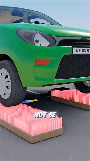 Why A Bed Of Nails Has To Be Perfectly Level 😨 ( 3D Animation In English) #shorts