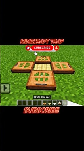 Minecraft easy trap #minecraft viral shots