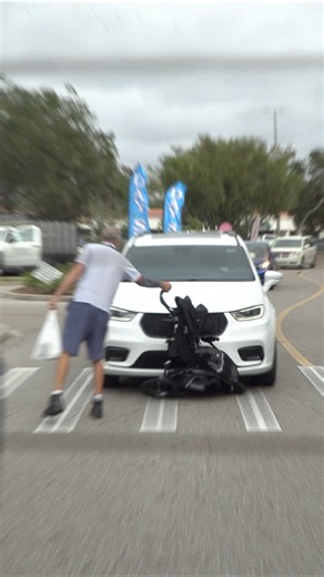 302K views · 8.6K reactions | Putting a Smashed Baby Stroller in my Car Grill Prank | RossCreations | Facebook