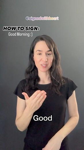 Ashley Clark | Sign Language on Instagram: "Good morning! 😁 I hope you have a good day! 💛 What other basic phrases would you like to learn? Comment below! :) P.S. Want to learn sign language? I would recommend starting with learning & practicing the alphabet! :) I have a Fingerspelling course. 👇🏼 Fingerspelling 101 Course is great for those who haven’t learned the alphabet yet or for those who have recently but need to practice. It’s a mini self-paced course that focuses on learning & practi