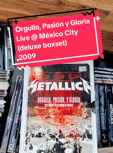 Tremendo box en formato DVD CD de este registro de @metallica en Ciudad de México el año 2009, en el marco de la gira World Magnetic Tour 👌🏼 #Metallica #metal #thrashmetal #collection