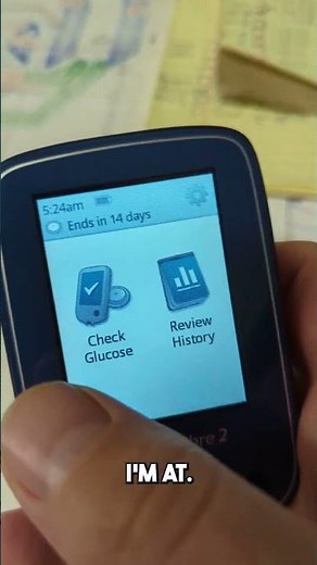 Day one of Reading Denis' Glucose with the Freestyle Libre 2