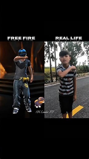 Free Fire Emotes In Real Life 😱 | FF Emotes vs Real Life | #Shorts
