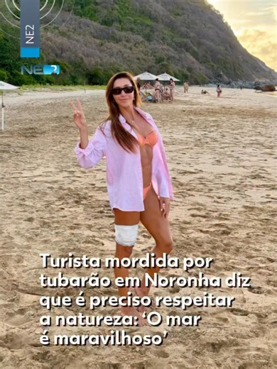 #Pernambuco - A turista de São Paulo mordida na perna por um tubarão em Fernando de Noronha disse neste sábado (10) que o incidente foi uma “fatalidade” e que “é preciso preservar a natureza”. A advogada Tayane Dalazen, de 36 anos, fazia um mergulho livre em apneia na região do Porto de Santo Antônio o episódio aconteceu, na sexta-feira (9). Pouco antes do incidente, um mergulhador bateu com uma câmera em um tubarão lixa. “Eu estava acompanhada de um guia local credenciado e com mais duas amigas