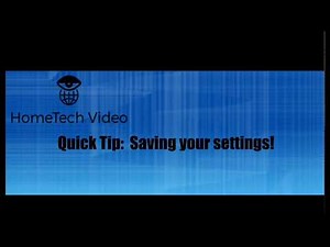 Blue Iris Quick Tip - Saving and Restoring Settings