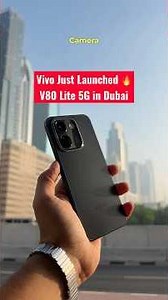 Vivo V80 Lite 5G is here - 10000mAh Silicon Carbon BlueVolt Battery 🔋#shorts