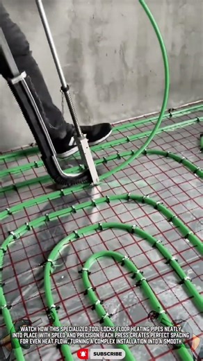 Underfloor Heating Tacker Tool: Precision Pipe Fastening for Efficient Homes