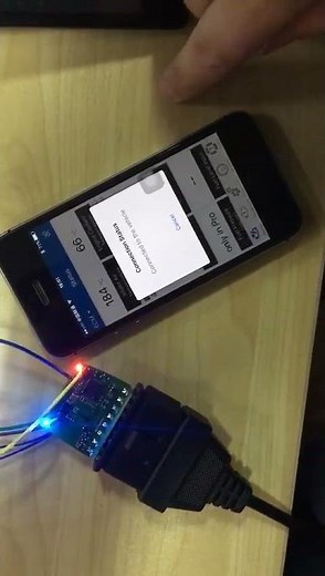 Super Mini Elm327 Bluetooth OBD2 V1.5 Elm 327 connect to ODB AUTO DOCTOR app#elm327#obd2 #obdscanner