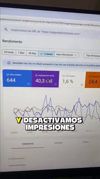 Saber posición de mi web en Google GRATIS | GSC | Herramientas #seo