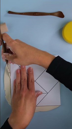 Cómo hacer un Tangram con Air Dry