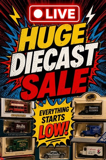 🔴 DIECAST SALE LIVE | Vintage & Modern Model Cars | eBay Live UK