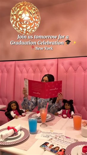 1.8K views · 203 reactions | Grad hats off to them!  Join us for an all-day Graduation Celebration this Saturday, June 28th at our NYC location—plus sweet moments at the Café! #AmericanGirl #AmericanGirlDoll #NewYork #NYC #AmericanGirlStore #AmericanGirlCafe #Graduation #2025Grads #Event #ThingsToDo | American Girl | Facebook