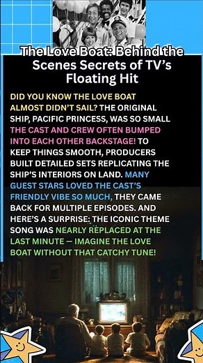 The Love Boat Behind the Scenes Secrets of TV’s Floating Hit #TheLoveBoat #80sTVTrivia #ClassicTV