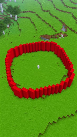 😱Minecraft, But You Control The Circle... #minecraft #shorts