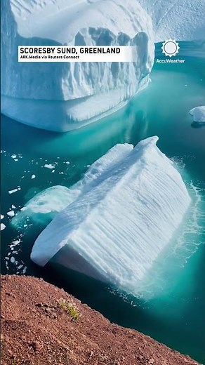 Iceberg Flips Over In Greenland