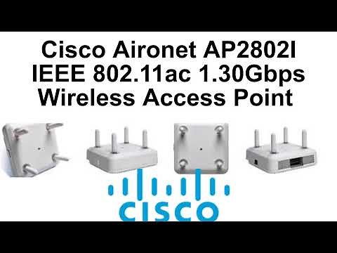 Cisco Aironet AP2802I IEEE 802.11ac 1.30Gbps Wireless Access Point AIR-AP2802I-A-K9