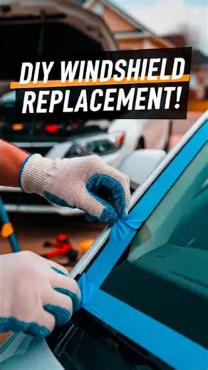 DIY Windshield Replacement – Step by Step Guide for Any Car! #automobile #shorts #shortvideo #viral