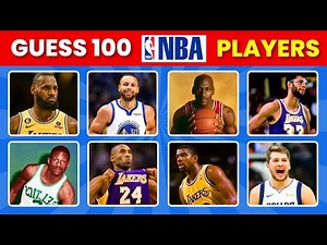 Guess the NBA Player Quiz! Can You Identify All 100 Players? 🏀👀