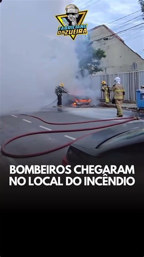 Os bombeiros estão no local do incêndio registrado no Centro de Coronel Fabriciano