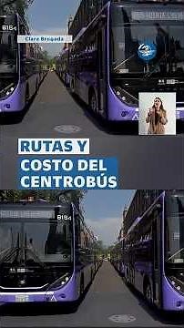 Nuevo Centrobús en CDMX: rutas, costo y recorrido en el Centro Histórico #shorts