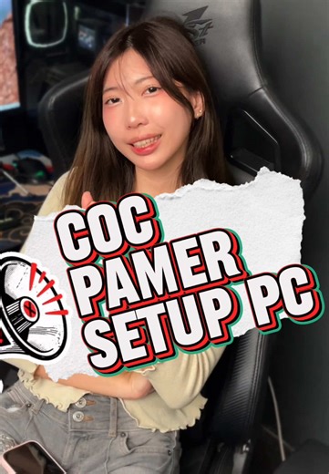 COC PAMER SET UP PC balik lagi nihh!!! dengan tema edisi setup paling vintage/old school!! buruan ikutannn buat dapetin hadiahnya! #cockomputer #fyp #komputer #gaming #GamingSetup