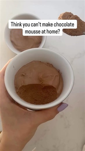 4 ingredient chocolate mousse recipe