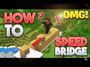 How to Speed Bridge in Minecraft | Easy Tutorial for Beginners