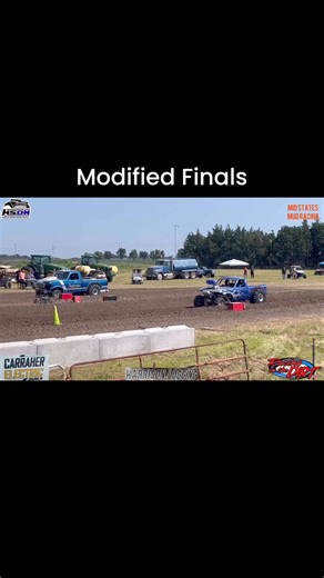 5K views · 61 reactions | Shane Burt (near lane) gets the Midstates Mud Racing Modified Class win over Daniel Carraher RacingInTheDirt.com Harrison Logging Carraher Electric | World Sand Drag News WSDN | Facebook