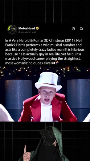 In A Very Harold & Kumar 3D Christmas (2011), Neil Patrick Harris did this