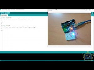 blinking LED without using HIGH and LOW to save program memory space