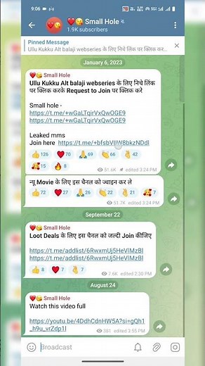 telegram top 5 movie and web series channel, ullu web series, telegram movie channel,