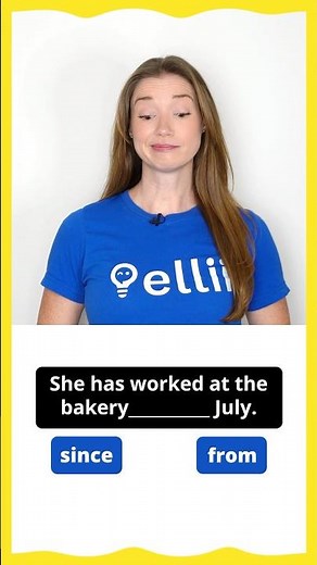 Since & From Quiz #shorts #english #learnenglish #grammar #presentperfecttense