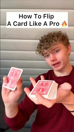 How to Flip a Playing Card 🤗💯♦️, Playing Card Throw Tricks Tutorial #tricks #shorts