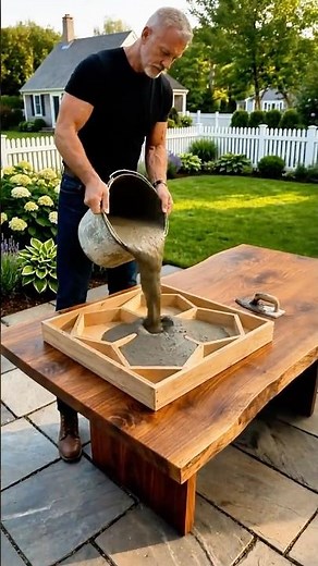 Easy DIY Concrete Garden Path Anyone Can Make 🏡✨