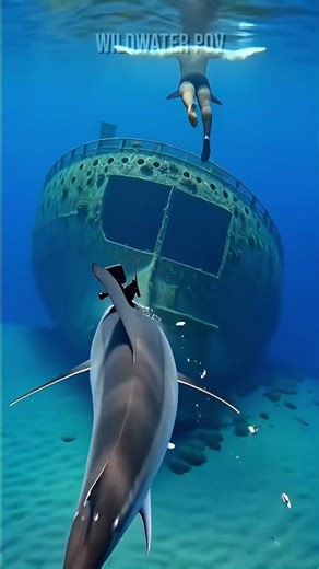 📸 GoPro POV: A Blue Marlin Encounter a Giant in the Dark 😱 #short