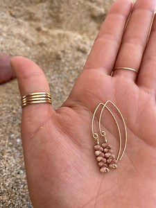 Kahelelani Shell Marquis Earrings in Your Choice of Material and Length - Etsy