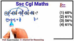 36K views · 472 reactions | Simplification tricks for ssc cgl has been discussed in this video. This question is very important for ssc cgl, ssc chsl, rrb ntpc exams and other similar competitive exams. #Number_Analogy #reasoningquiz #reasoningskills #ssccgl #reels2024 | Dhiman Rajesh Dhiman | Facebook