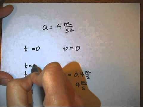 How can an object have zero velocity and still be accelerating?