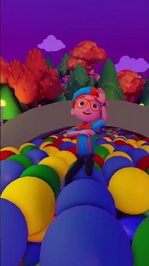 Blippi Explores Indoor PLAYGROUND In ROBLOX | #shorts #blippi #roblox #playground #kids #softplay