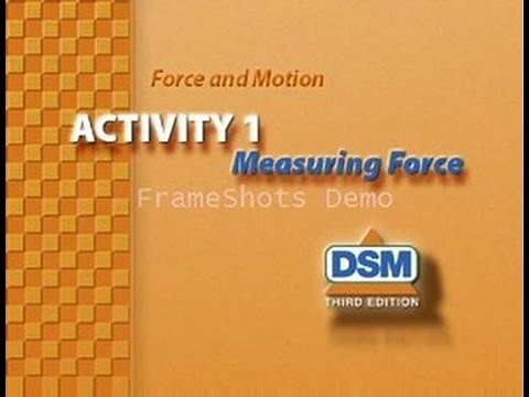 Force and Motion - Activity 1: Measuring Force