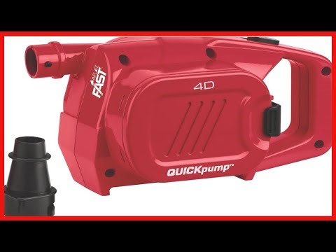 Coleman QuickPump 4D Battery Air Pump Fast, Powerful Inflation Anywhere
