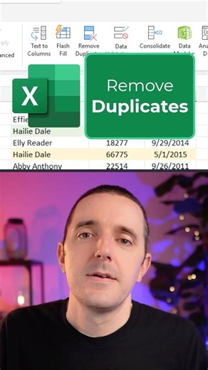 Remove Duplicates in Microsoft Excel (The Easy Way)