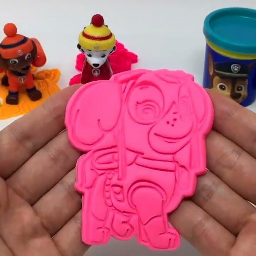 Making Skye Cockapoo of Paw Patrol & Friends with Play-Doh Molds & Toys #shorts