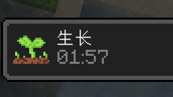 当MC中拥有生长效果？