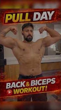 Day 37 Back & Biceps | Width + Peak 🔥#shorts #viralshorts