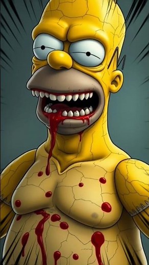 "💀 The Simpsons in TERRIFYING Horror Form | Creepy Full🩸👻" #shorts #horror #simpsons #horrorstories