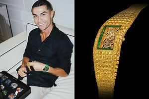 Cristiano Ronaldo pose avec cette montre à 20M$, l'une des plus chères de tous les temps