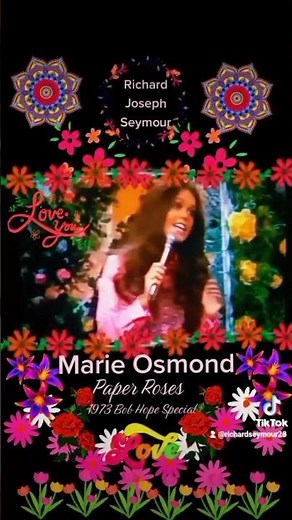 MARIE OSMOND sings "Paper Roses" on 1973 Bob Hope Special