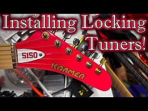 Installing Guyker Locking Tuners on the Kramer Baretta Special!