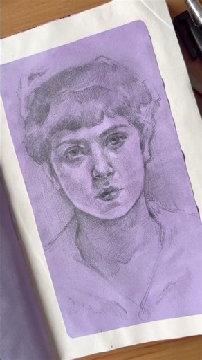 A close-up Sargent study ✏️